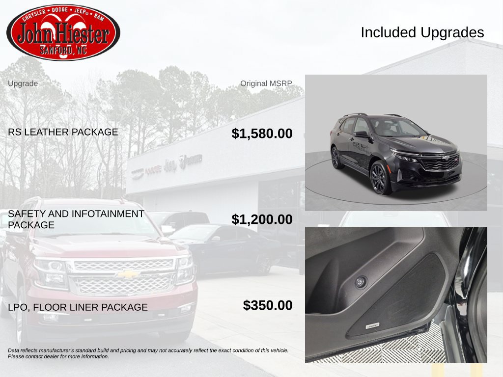 Used 2024 Chevrolet Equinox RS w/ RS Leather Package FWD image 3