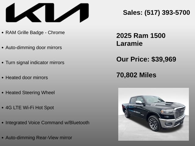 Used 2025 RAM 1500 Laramie AWD/4WD image 19