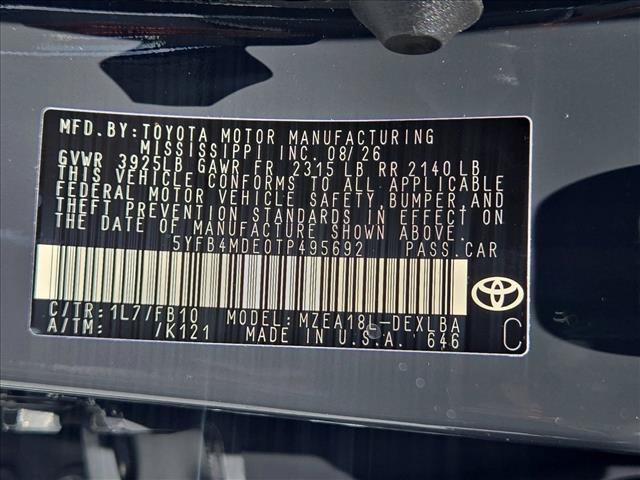 New 2026 Toyota Corolla LE FWD image 18