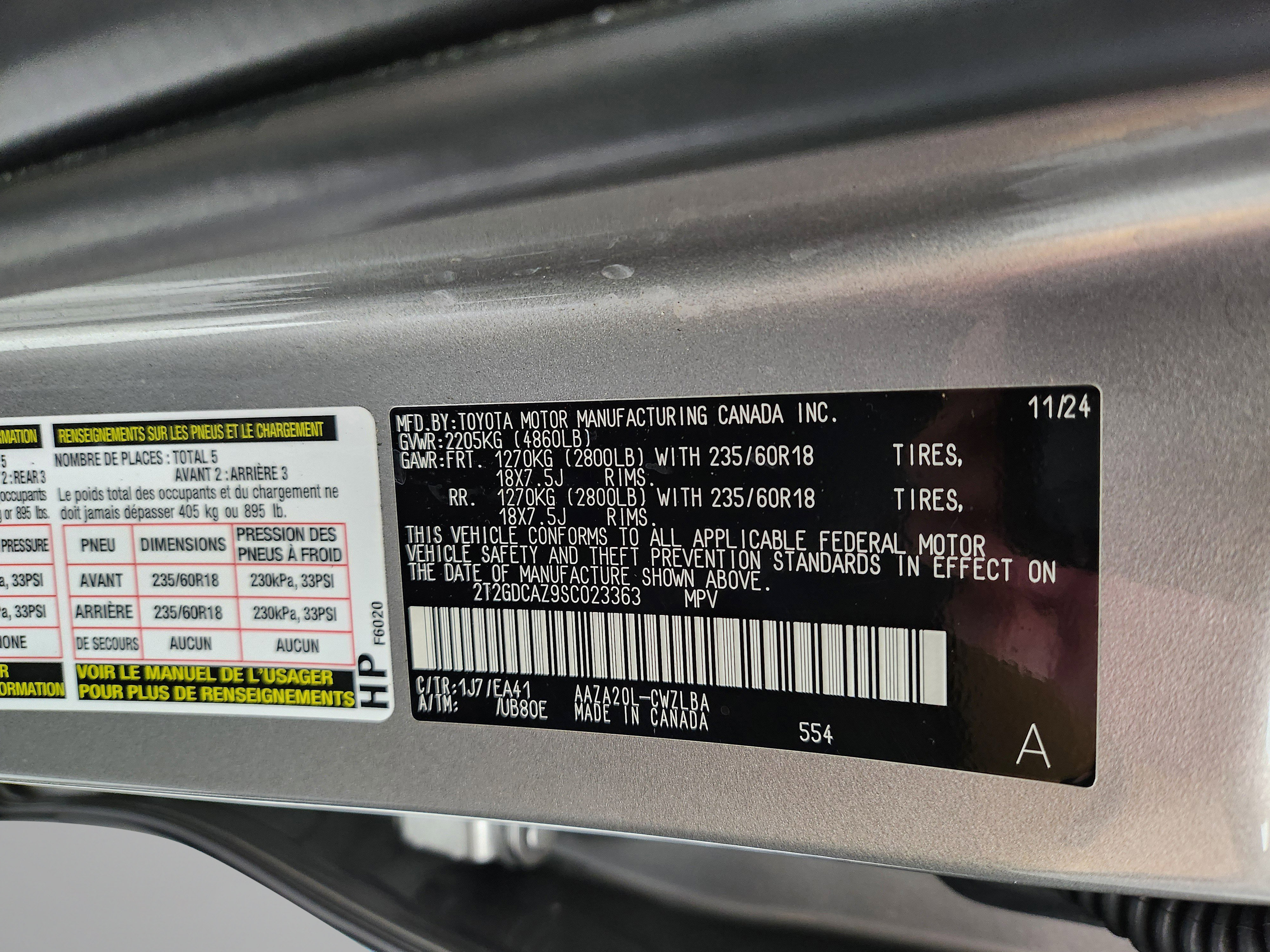 Certified 2025 Lexus NX 250 FWD w/ Towing Package (2000 Lbs) image 39