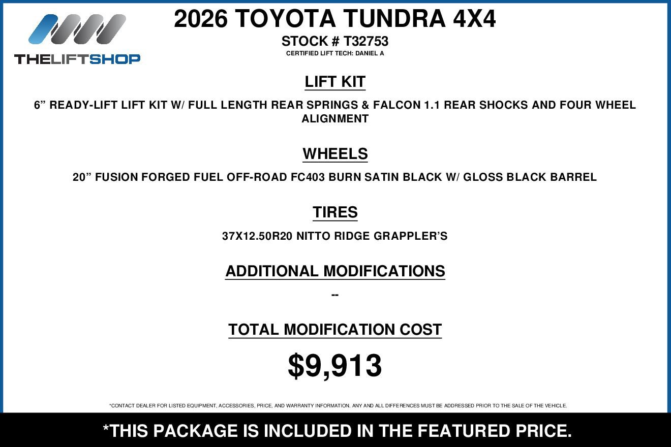 Used 2026 Toyota Tundra Limited w/ Limited PVM Package AWD/4WD image 2