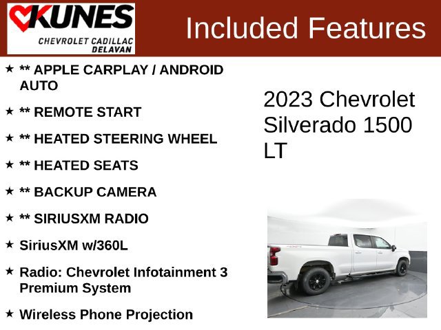 Used 2023 Chevrolet Silverado 1500 LT w/ Work Truck Package AWD/4WD image 3