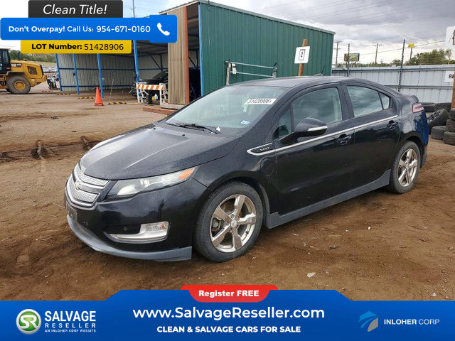Used 2012 Chevrolet Volt Premium w/ Premium Trim Package FWD image 1