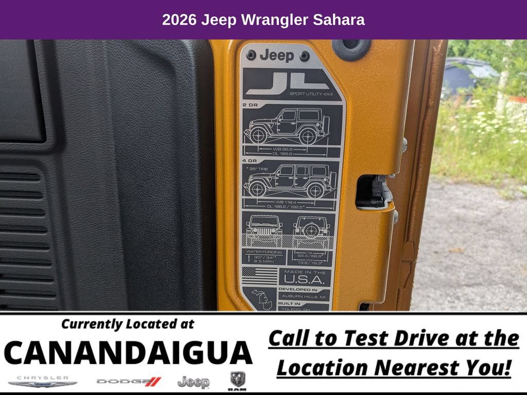 New 2026 Jeep Wrangler Unlimited Sahara AWD/4WD image 35