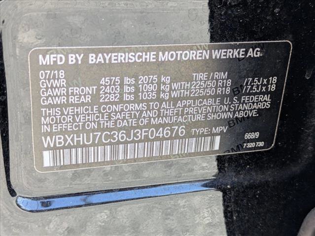 Used 2018 BMW X1 sDrive28i w/ Convenience Package image 26