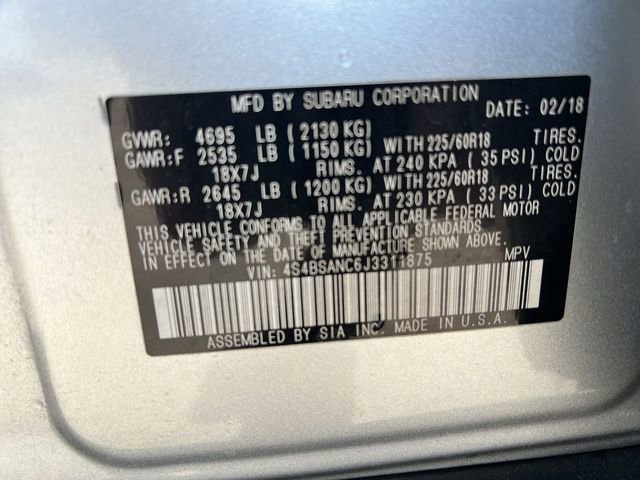 Used 2018 Subaru Outback 2.5i Limited image 26