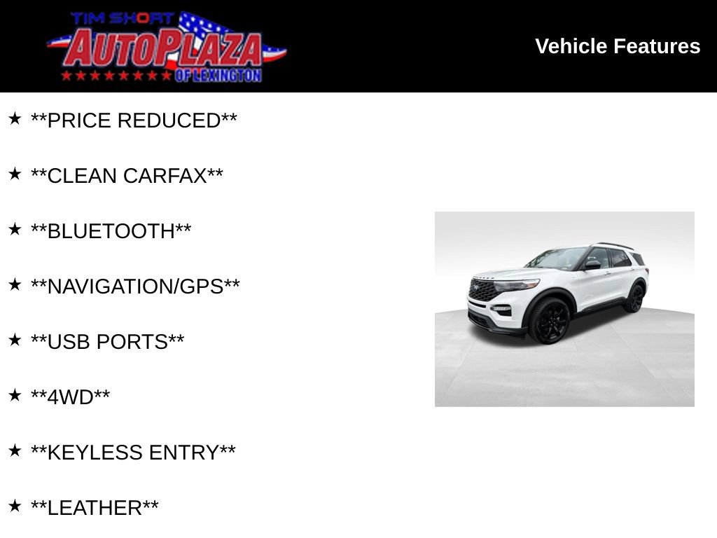Used 2023 Ford Explorer ST-Line w/ Class IV Trailer Tow Package AWD/4WD image 7