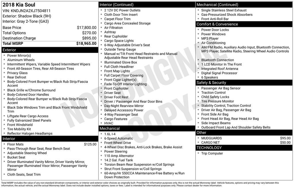 Used 2018 Kia Soul Base image 7