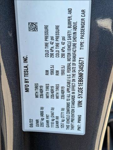 Used 2022 Tesla Model 3 Long Range AWD/4WD image 22