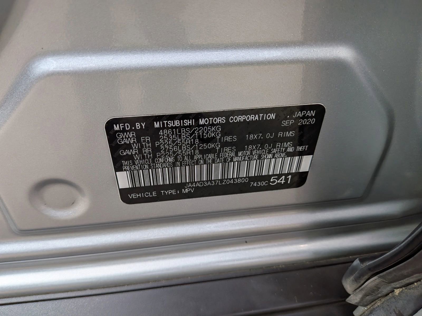 Used 2020 Mitsubishi Outlander SE FWD image 62