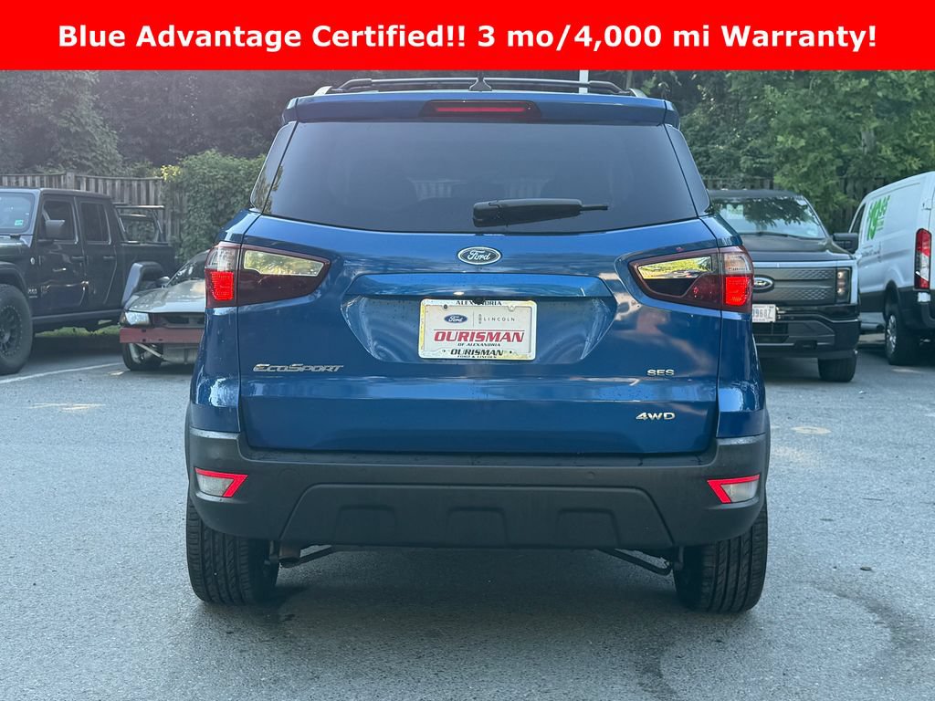 Certified 2018 Ford EcoSport SES w/ Interior Protection Package AWD/4WD image 6