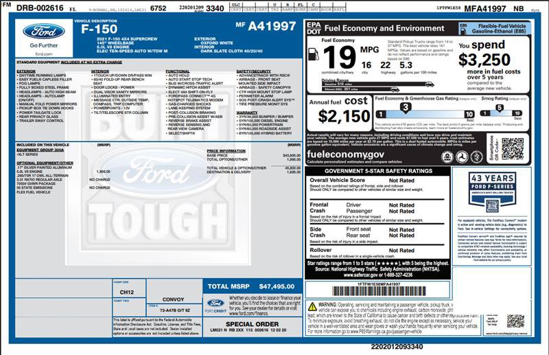 Used 2021 Ford F150 XLT AWD/4WD image 3