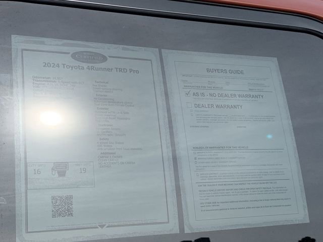 Certified 2024 Toyota 4Runner TRD Pro AWD/4WD image 39