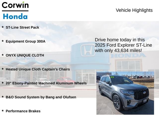 Used 2025 Ford Explorer ST-Line w/ ST-Line Street Pack image 6