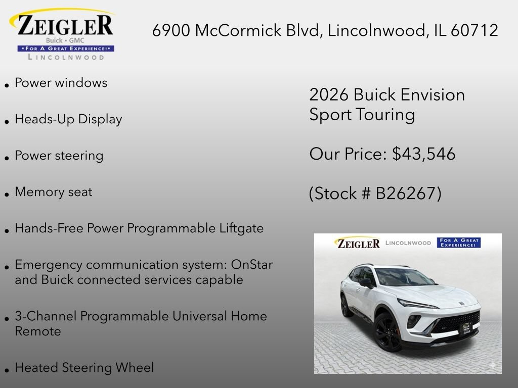 New 2026 Buick Envision Sport Touring AWD/4WD image 24
