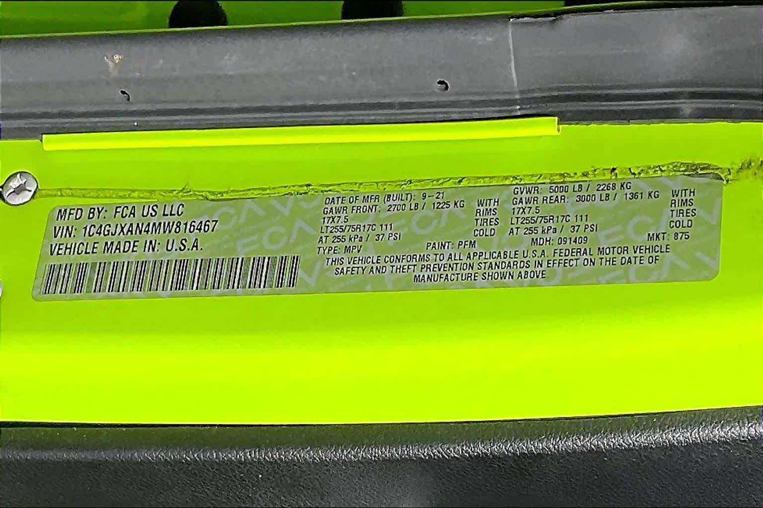 Used 2021 Jeep Wrangler Sport AWD/4WD image 32