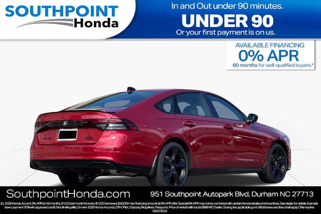 New 2026 Honda Accord Sport image 3