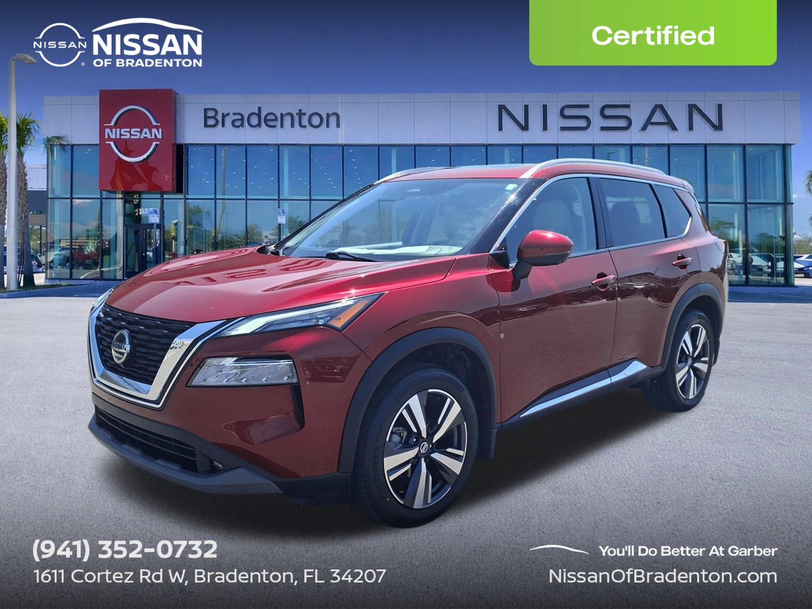 Certified 2021 Nissan Rogue SL