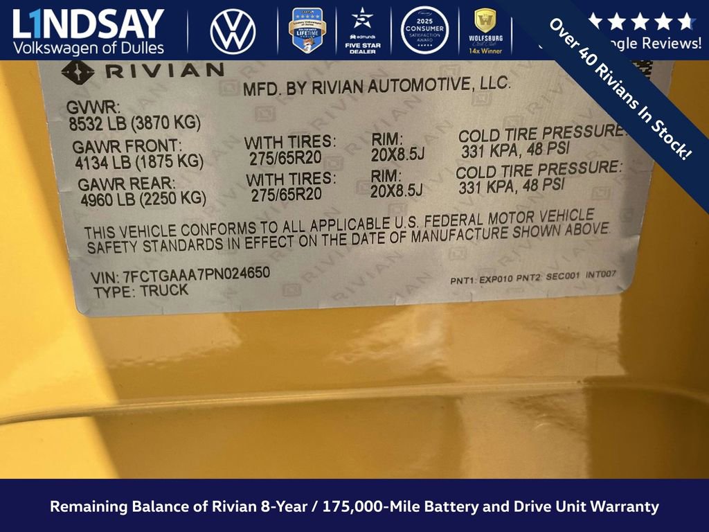 Used 2023 Rivian R1T Adventure image 26