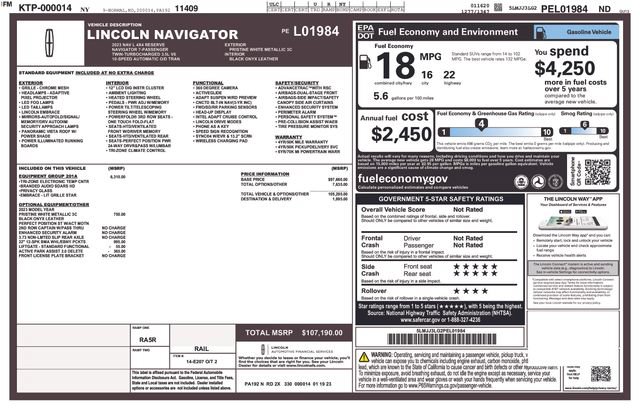 Used 2023 Lincoln Navigator L Reserve AWD/4WD image 12