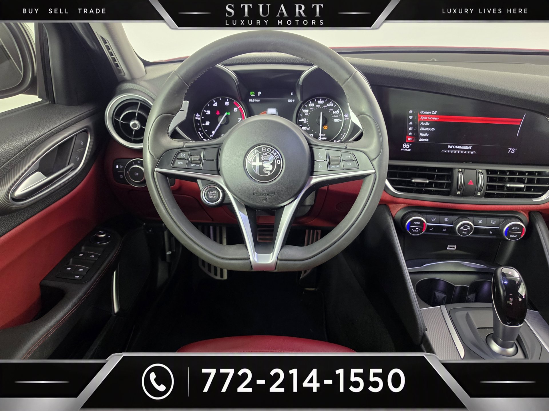 Used 2019 Alfa Romeo Giulia Ti Sport w/ Quick Order Package 22U Sport RWD image 21