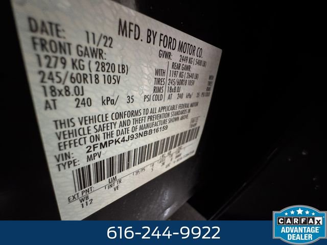 Used 2022 Ford Edge SEL w/ Convenience Package AWD/4WD image 27