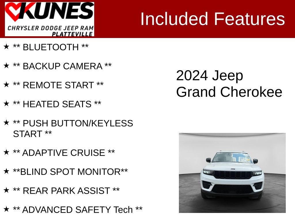 Used 2024 Jeep Grand Cherokee Altitude AWD/4WD image 2