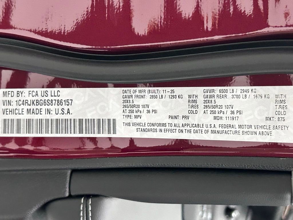 New 2025 Jeep Grand Cherokee L Limited image 24