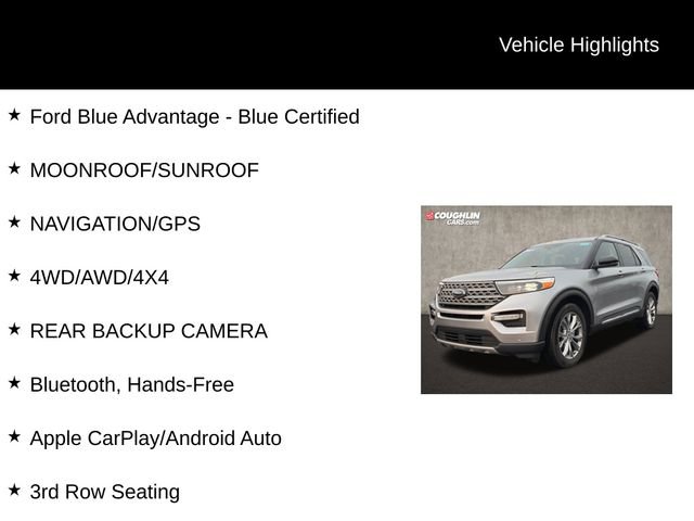 Used 2021 Ford Explorer Limited w/ Equipment Group 301A AWD/4WD image 2