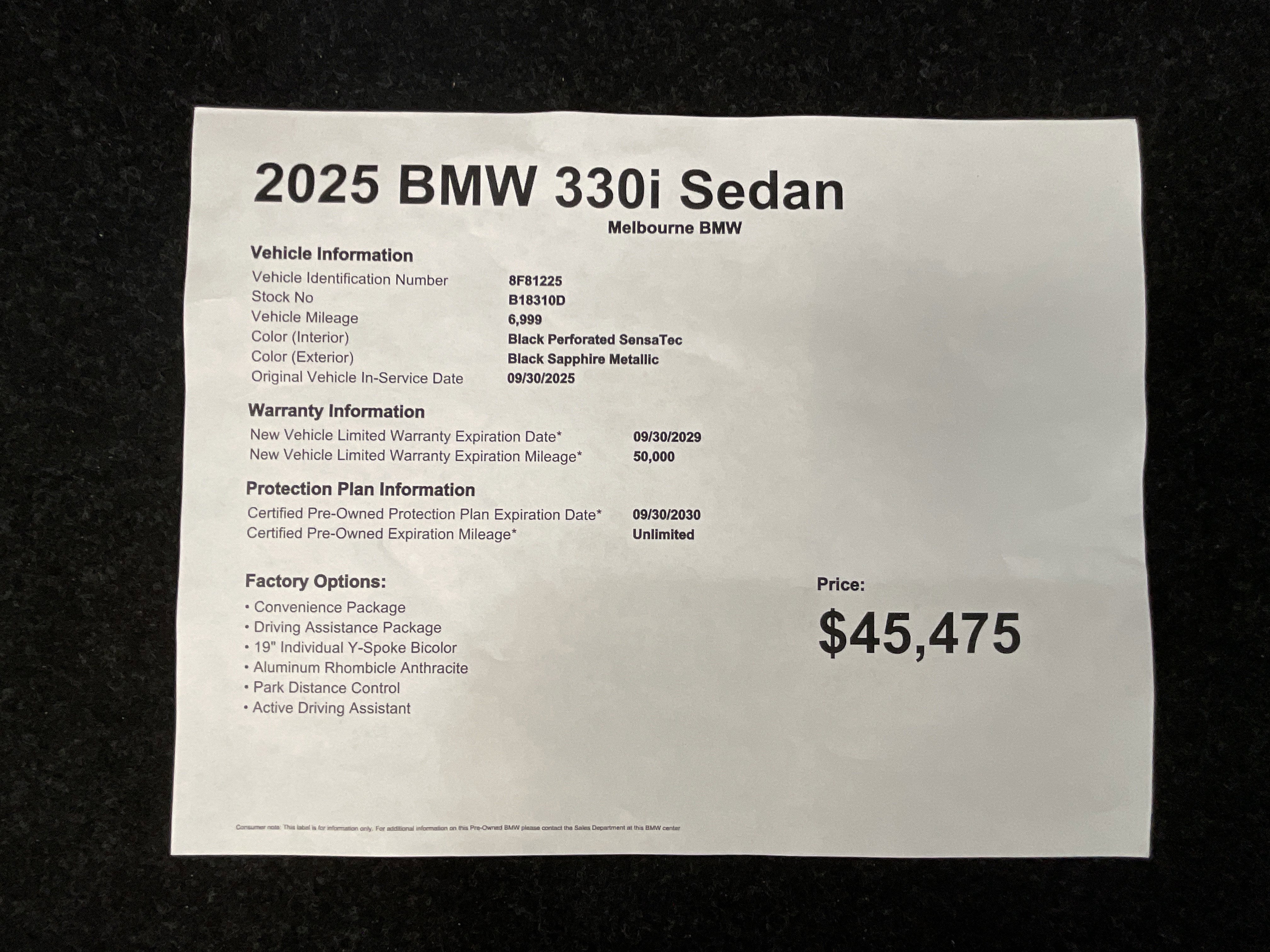 Certified 2025 BMW 330i Sedan w/ Convenience Package image 36