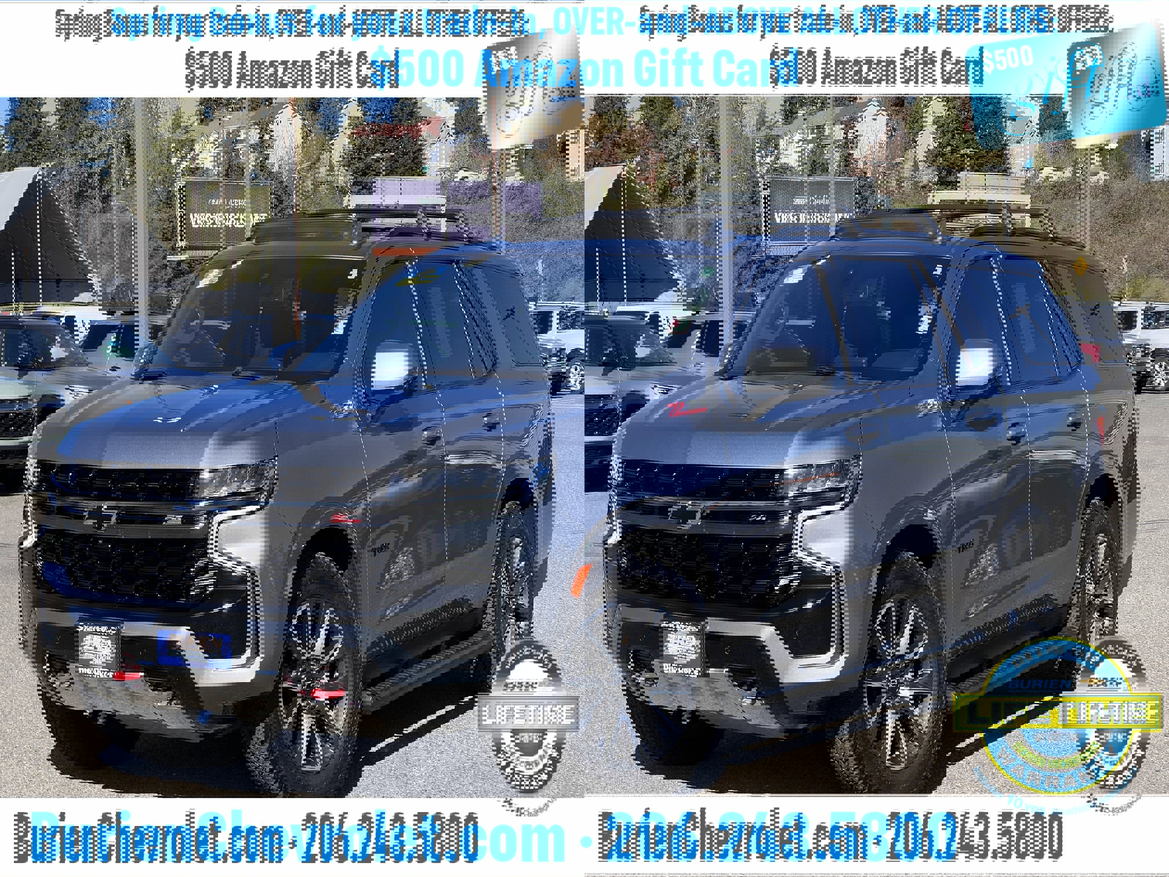 Used 2021 Chevrolet Tahoe Z71 w/ Z71 Signature Package image 2