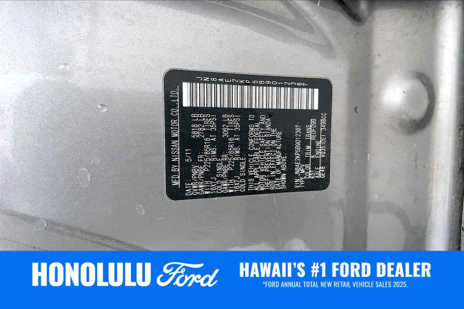 Used 2011 Nissan Quest SV FWD image 20