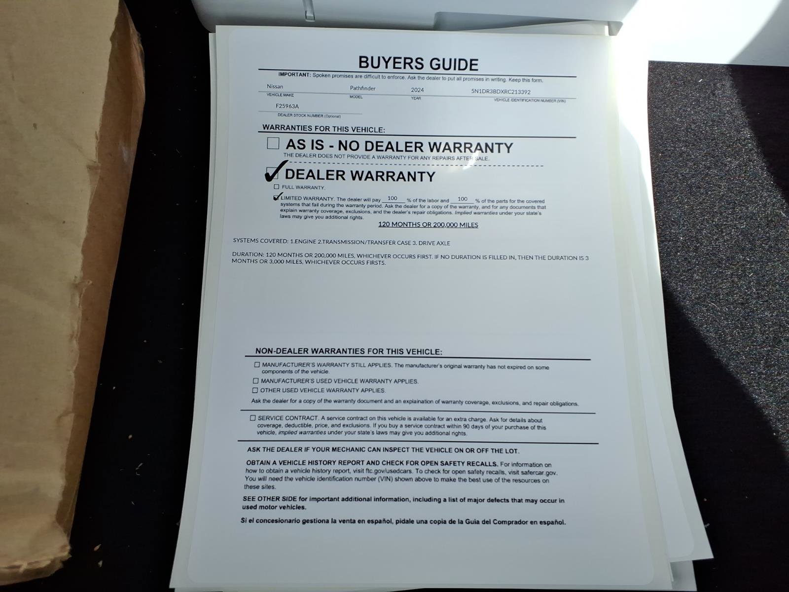 Used 2024 Nissan Pathfinder Rock Creek image 38