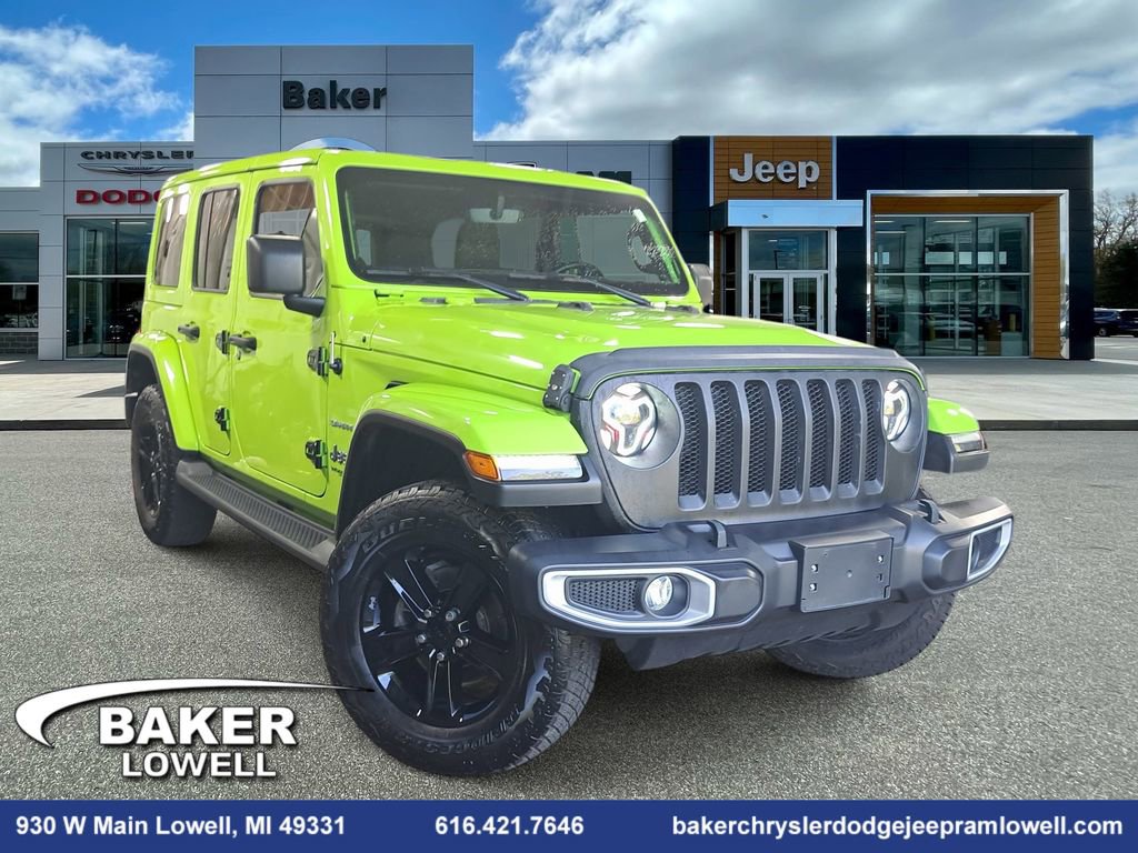 Used 2021 Jeep Wrangler Unlimited Sahara w/ Uconnect 4C Nav & Sound Group image 1