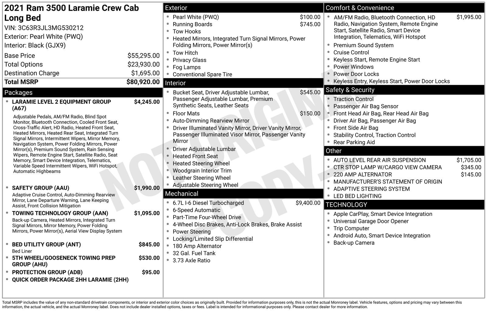Used 2021 RAM 3500 Laramie image 6