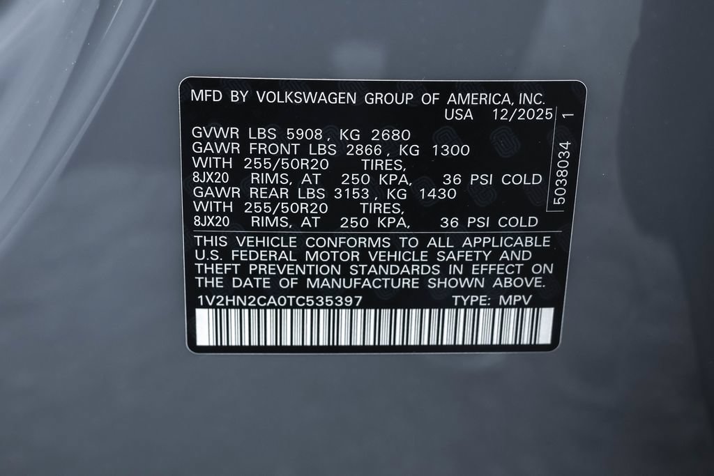 New 2026 Volkswagen Atlas SE AWD/4WD image 46
