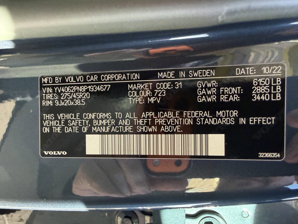 Used 2023 Volvo XC90 B6 Plus w/ Protection Package Premier image 46