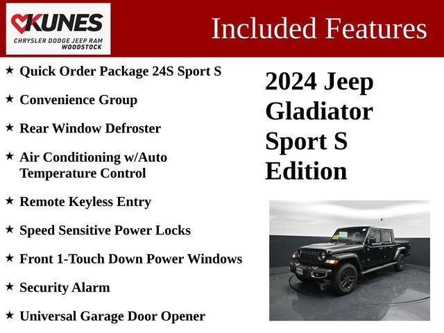 Used 2024 Jeep Gladiator Sport AWD/4WD image 3
