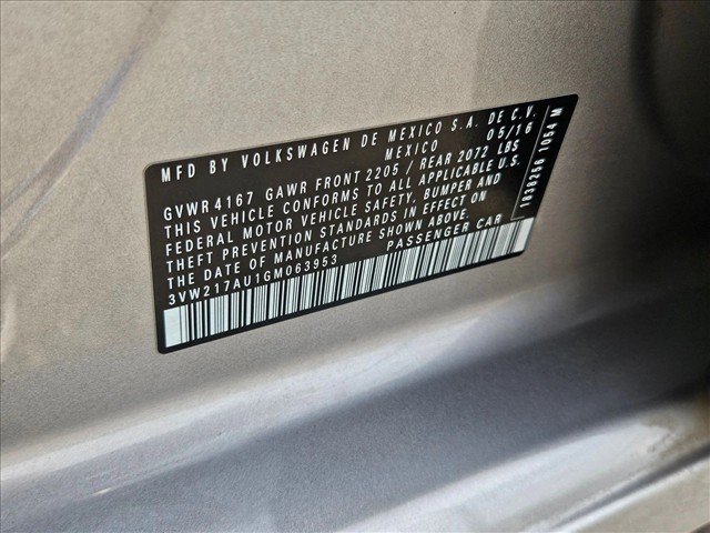 Used 2016 Volkswagen Golf SE w/ Lighting Package FWD image 24