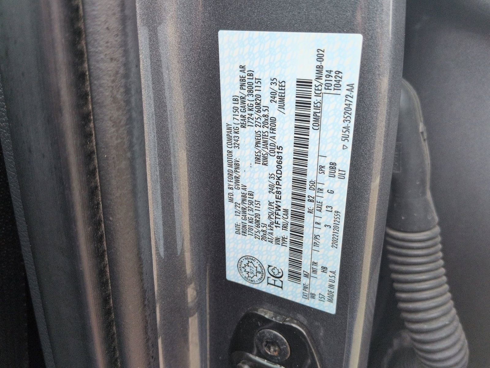 Used 2023 Ford F150 Lariat w/ Equipment Group 502A High image 46