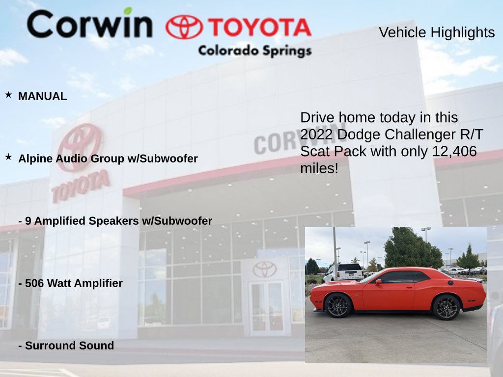 Used 2022 Dodge Challenger R/T Scat Pack RWD image 6