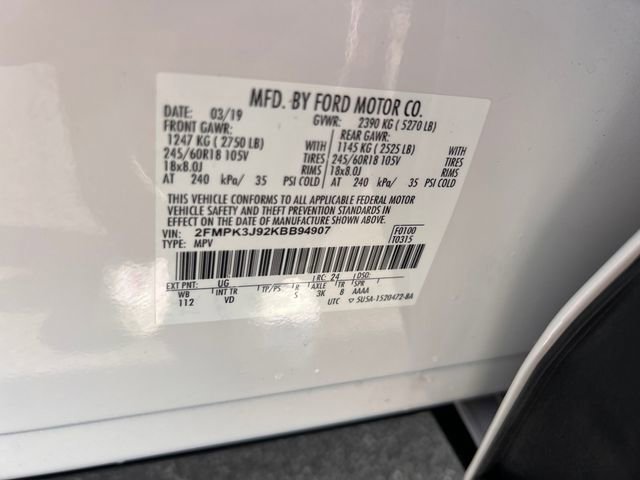 Used 2019 Ford Edge SEL w/ Equipment Group 201A FWD image 34