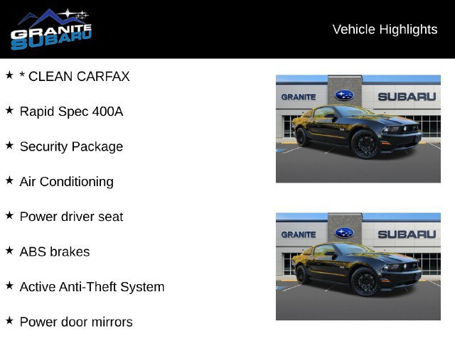 Used 2011 Ford Mustang GT Premium w/ Security Pkg RWD image 2