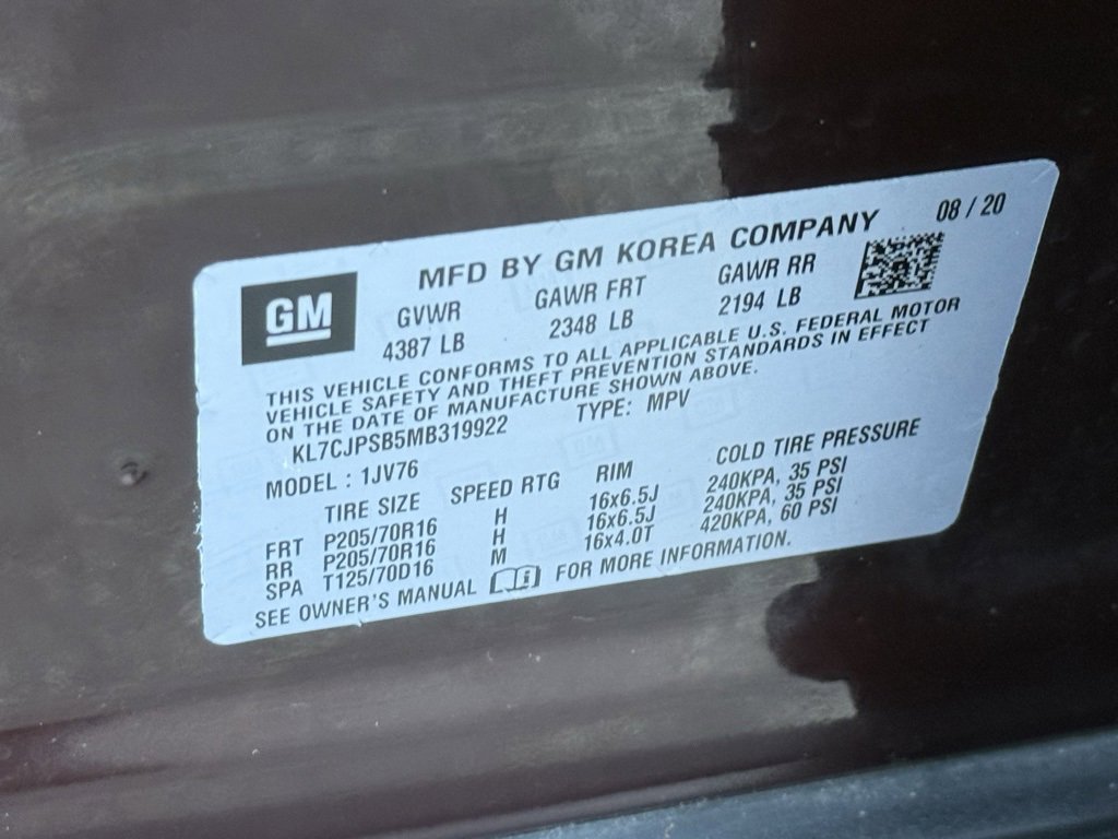 Used 2021 Chevrolet Trax LT w/ LT Convenience Package image 39