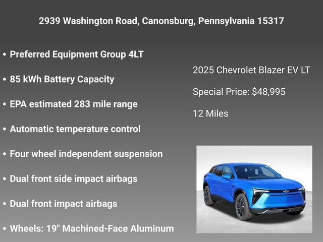 New 2025 Chevrolet Blazer EV LT AWD/4WD image 9