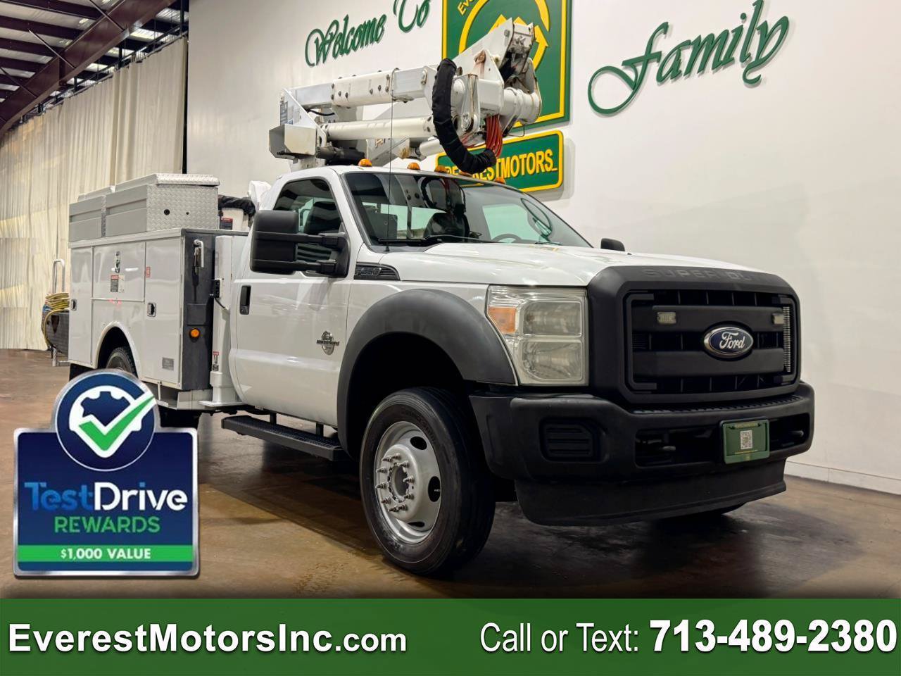 Used 2012 Ford F550 2WD Regular Cab Super Duty w/ Snow Plow Prep Pkg image 1
