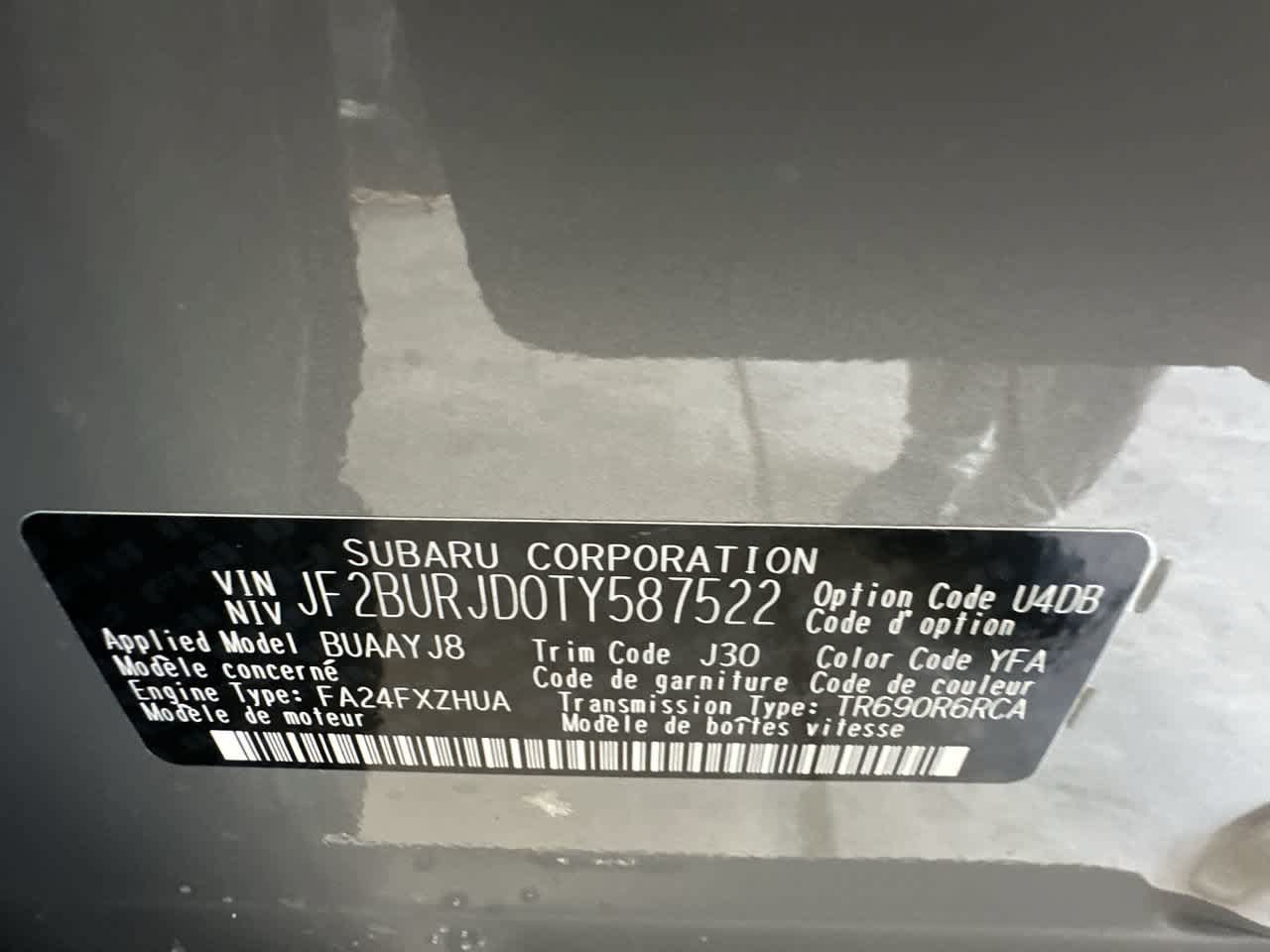 New 2026 Subaru Outback Touring XT AWD/4WD image 29