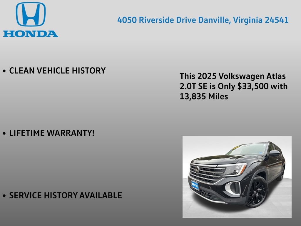 Used 2025 Volkswagen Atlas SE image 7