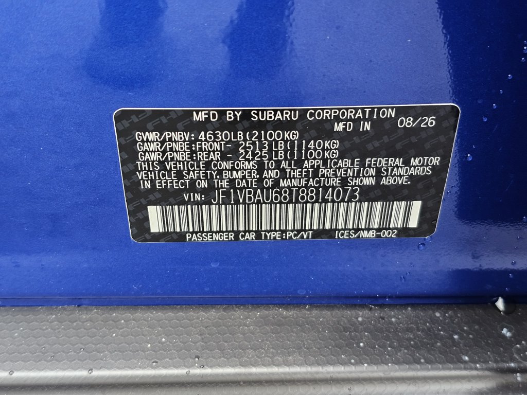 New 2026 Subaru WRX GT AWD/4WD image 31