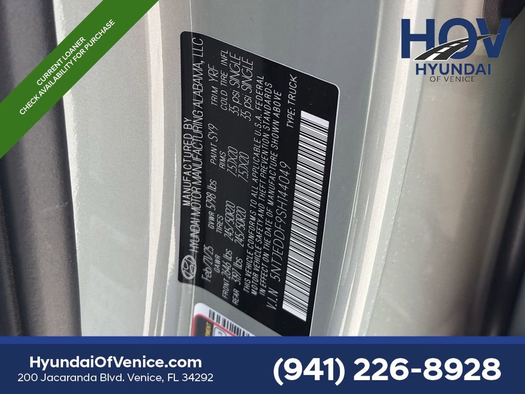 New 2025 Hyundai Santa Cruz Limited image 33